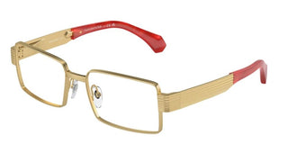 Alain Mikli 0A02503 men Gold Rectangle Eyeglasses