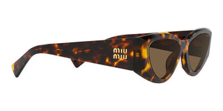 Miu Miu 0MU 06YS women Havana Cat Eye Sunglasses