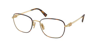 Miu Miu 0MU 50WV women Havana Squared Eyeglasses