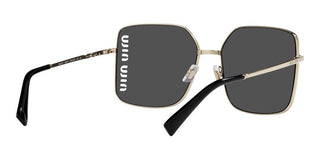 Miu Miu 0MU 51YS women Gold Oversize Sunglasses