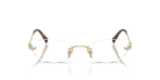 Miu Miu 0MU 53WV women Gold Oval Eyeglasses