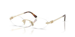 Miu Miu 0MU 53WV women Gold Oval Eyeglasses