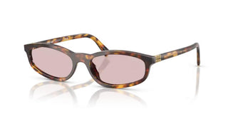 Miu Miu 0MU A06S women Havana Oval Sunglasses