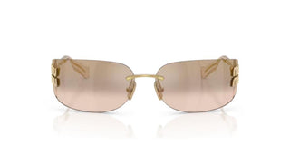 Miu Miu 0MU A51S women Gold Geometric Sunglasses