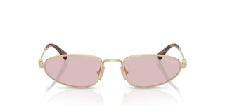 Miu Miu 0MU A52S women Gold Oval Sunglasses