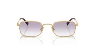 Miu Miu 0mu A53s Women Gold Rectangle Sunglasses