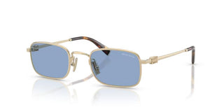 Miu Miu 0mu A53s Women Gold Rectangle Sunglasses