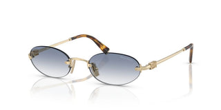 Miu Miu 0MU A54S women Gold Oval Sunglasses