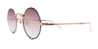 Matsuda 10601h Unisex Rose Gold Round Sunglasses