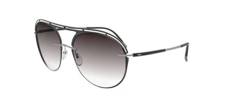 Silhouette ACCENT SHADED 8724 men Black Pilot Sunglasses