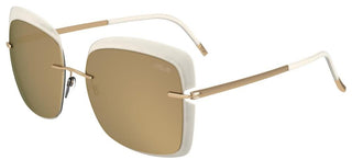 Silhouette ACCENT SHADES 8165 women White Squared Sunglasses