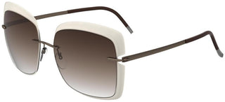 Silhouette ACCENT SHADES 8165 women White Squared Sunglasses