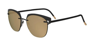 Silhouette ACCENT SHADES 8702 men Black Geometric Sunglasses