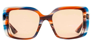 Dita ADABRAH unisex Brown Geometric Sunglasses