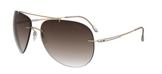 Silhouette ADVENTURER 8721 unisex Gold Pilot Sunglasses