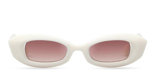 Dita AEOVA unisex White Geometric Sunglasses