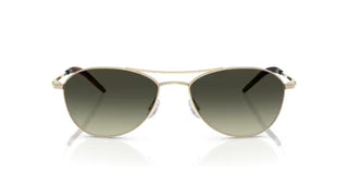 Oliver Peoples Aero ii OV 1358S unisex Gold Pilot Sunglasses