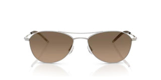 Oliver Peoples Aero ii OV 1358S unisex Silver Pilot Sunglasses