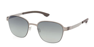 ic!berlin AIDEN IC0046 unisex Ruthenium Round Sunglasses