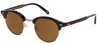 Moscot Aidim Unisex Havana Round Sunglasses