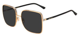 Jimmy Choo ALIANA/S women Gold Geometric Sunglasses