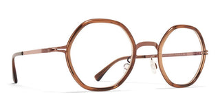 Mykita ALYA unisex Brown Geometric Eyeglasses