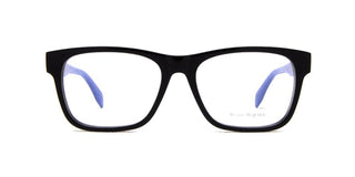 Alexander McQueen AM0307O men Black Squared Eyeglasses