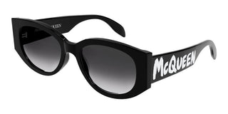 Alexander McQueen AM0330S women Black Oval Sunglasses