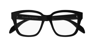 Alexander McQueen AM0333O women Black Squared Eyeglasses