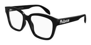 Alexander McQueen AM0333O women Black Squared Eyeglasses