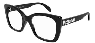 Alexander McQueen AM0351O women Black Butterfly Eyeglasses