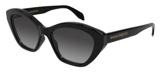 Alexander McQueen AM0355S women Black Cat Eye Sunglasses