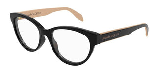 Alexander McQueen AM0359O women Black Squared Eyeglasses