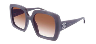 Alexander McQueen AM0378S women Grey Geometric Sunglasses