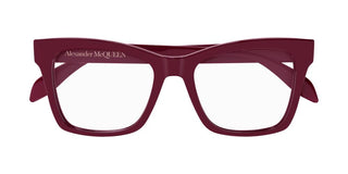 Alexander McQueen AM0388O women Red Squared Eyeglasses