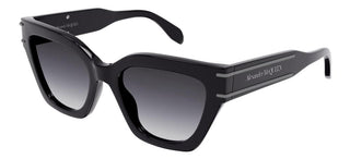 Alexander McQueen AM0398S women Black Cat Eye Sunglasses