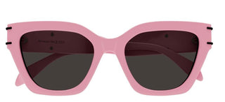 Alexander McQueen AM0398S women Pink Cat Eye Sunglasses