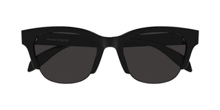 Alexander McQueen AM0406SA women Black Squared Sunglasses