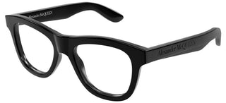 Alexander McQueen AM0421O men Black Squared Eyeglasses