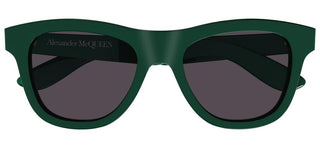 Alexander McQueen AM0421S men Green Squared Sunglasses