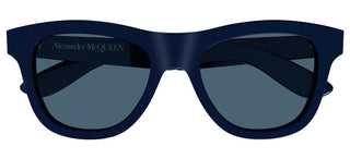 Alexander McQueen AM0421S men Blue Squared Sunglasses