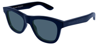 Alexander McQueen AM0421S men Blue Squared Sunglasses