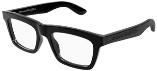 Alexander McQueen AM0423O men Black Squared Eyeglasses