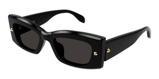 Alexander McQueen AM0426S unisex Black Squared Sunglasses