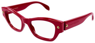 Alexander McQueen AM0429O women Red Cat Eye Eyeglasses