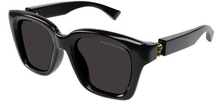 Alexander McQueen AM0432SA men Black Squared Sunglasses