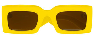 Alexander McQueen AM0433S women Yellow Squared Sunglasses