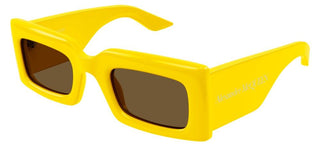 Alexander McQueen AM0433S women Yellow Squared Sunglasses