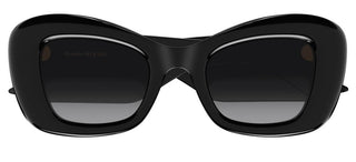 Alexander McQueen AM0434S women Black Cat Eye Sunglasses