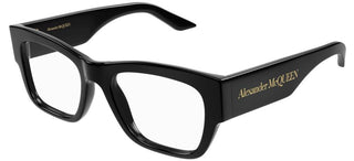 Alexander McQueen AM0436O women Black Squared Eyeglasses